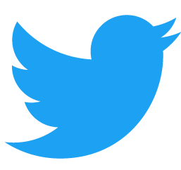 blue twitter icon with link to Chapel Hill Mall twitter page